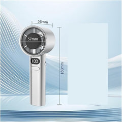 Rechargeable Fan M11 – Bladeless, Ultra-Quiet Portable Fan with LED Display & Type-C Fast Charging