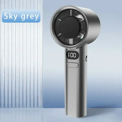 Rechargeable Fan M11 – Bladeless, Ultra-Quiet Portable Fan with LED Display & Type-C Fast Charging